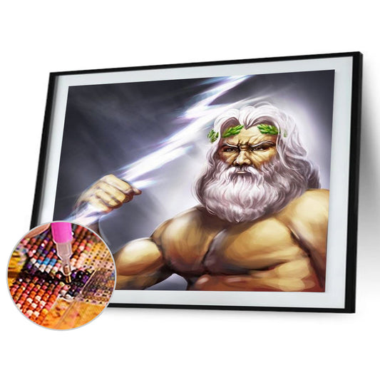 Muscle elderly - Full Round Drill Diamond Painting 40*30CM