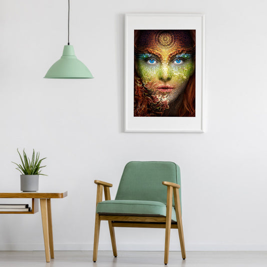 Woman - Full Round Drill Diamond Painting 30*40CM