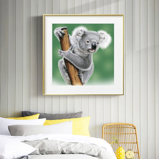 Small Koala - Full Round Drill Diamond Painting 30*30CM