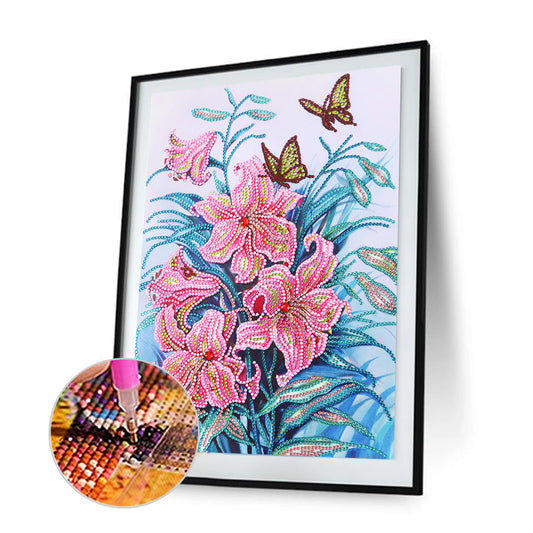 Lily - Special Shaped Drill Diamond Painting 30*40CM