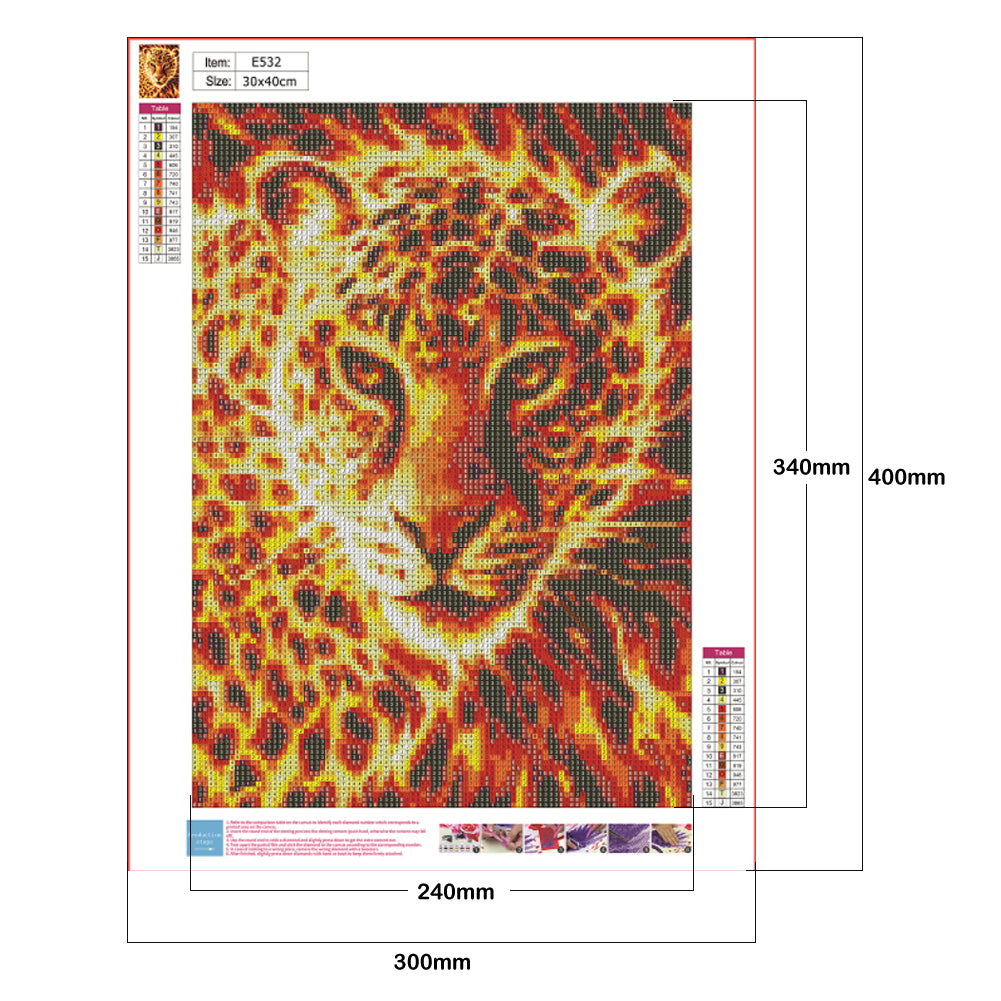 Animal - Full Sqaure Drill Diamond Painting 30*40CM