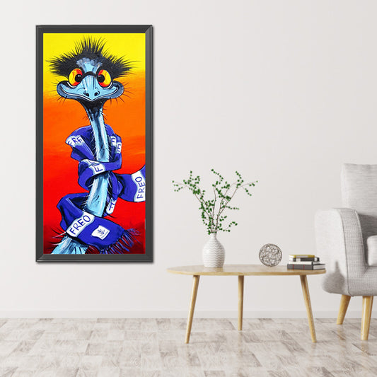 Mr.Ostrich - Full Round Drill Diamond Painting 30*65CM