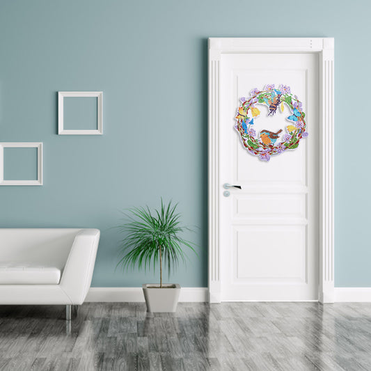 DIY Spot Drill Garland 5D Crystal Diamond Painting Art Flower Wreath Gift