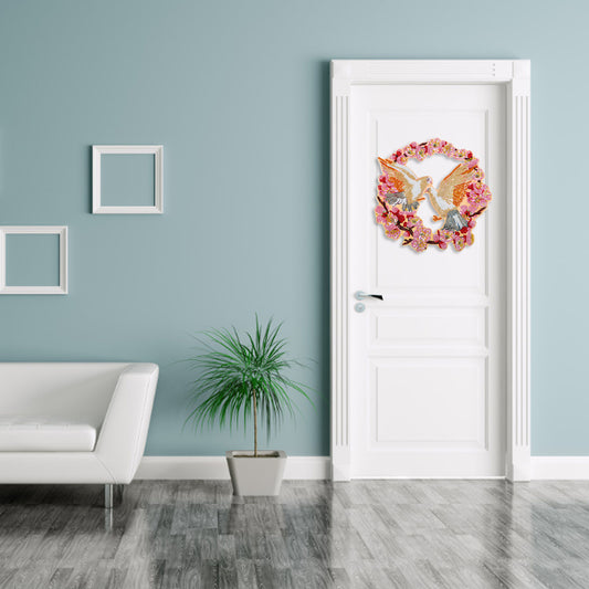 DIY Spot Drill Garland 5D Crystal Diamond Painting Art Flower Wreath Gift