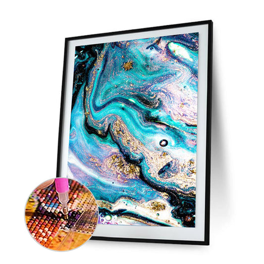 Gold leaf - Full Round Drill Diamond Painting 35*50CM