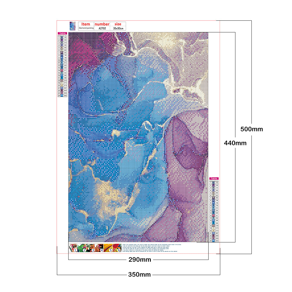 Gold leaves - Full Round Drill Diamond Painting 35*50CM