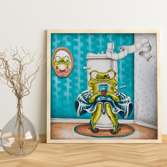 Funny Frog - Full Square Drill Diamond Painting 40*40CM