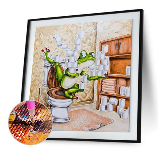 Funny Frog - Full Square Drill Diamond Painting 40*40CM