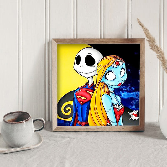Cartoon Skull - Full Round Drill Diamond Painting 30*30CM