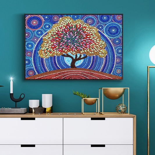 Big Tree - Special Shaped Drill Diamond Painting 30*30CM