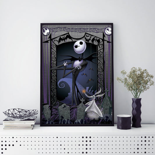 Skeleton - Full Round Drill Diamond Painting 30*40CM