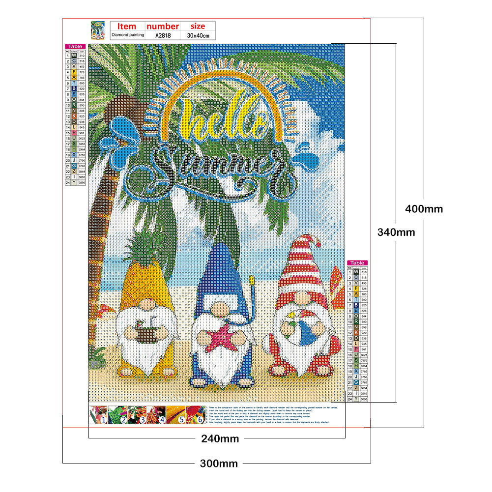 Gnome Goblin - Full Round Drill Diamond Painting 30*40CM