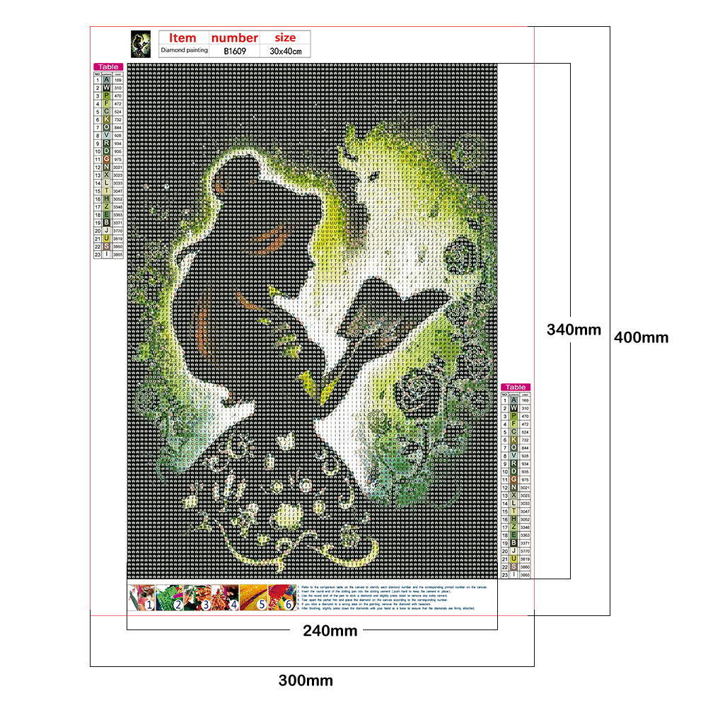 Girl - Full Round Drill Diamond Painting 30*40CM