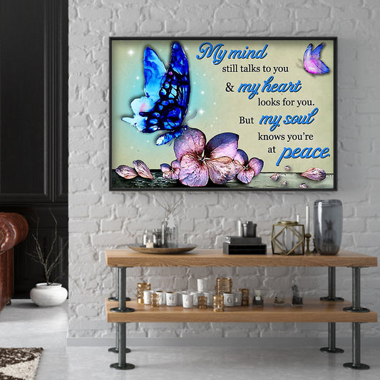 Butterfly - Full Round Drill Diamond Painting 60*40CM