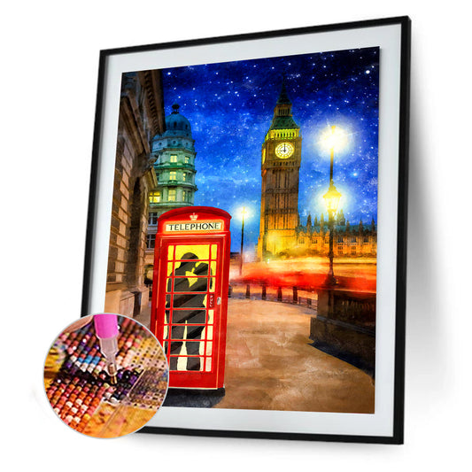 Night View - Full Round Drill Diamond Painting 30*40CM