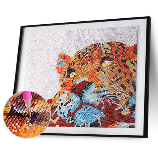 Leopard - Special Shaped Drill Diamond Painting 40*30CM