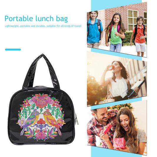Diamond Painting Point Drill Lunch Bag Mosaic Embroidery Storage Container
