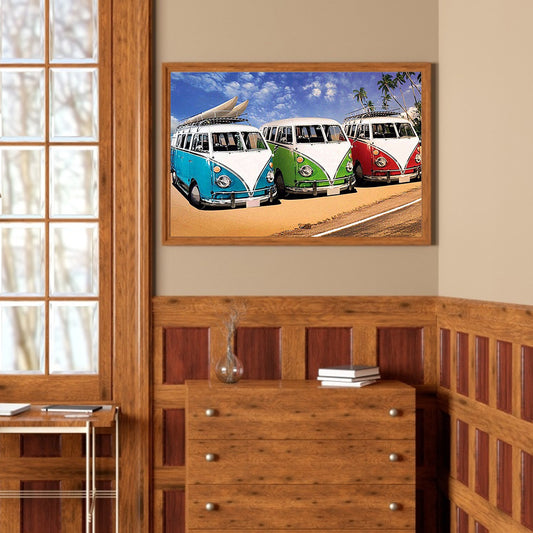 Car - Full Round Drill Diamond Painting 35*25CM