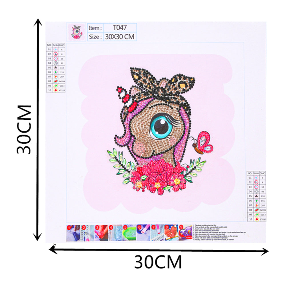 Unicorn - Special Shaped Drill Diamond Painting 30*30CM