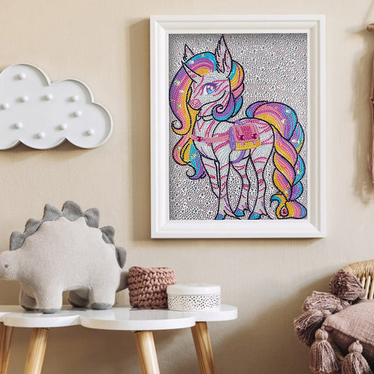 Unicorn - Special Shaped Drill Diamond Painting 30*40CM