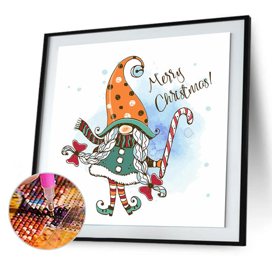 Cartoon Santa - Full Round Drill Diamond Painting 30*30CM