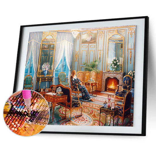 Houses - Full Round Drill Diamond Painting 50*40CM