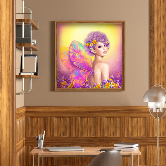 Girl - Special Shaped Drill Diamond Paiting 30*30CM