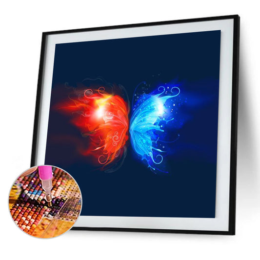Butterfly - Full Round Drill Diamond Painting 30*30CM