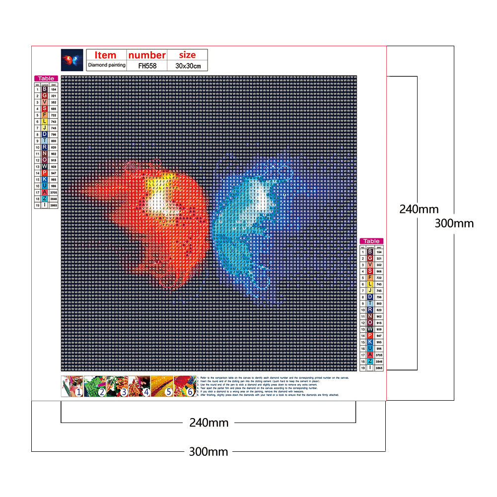 Butterfly - Full Round Drill Diamond Painting 30*30CM