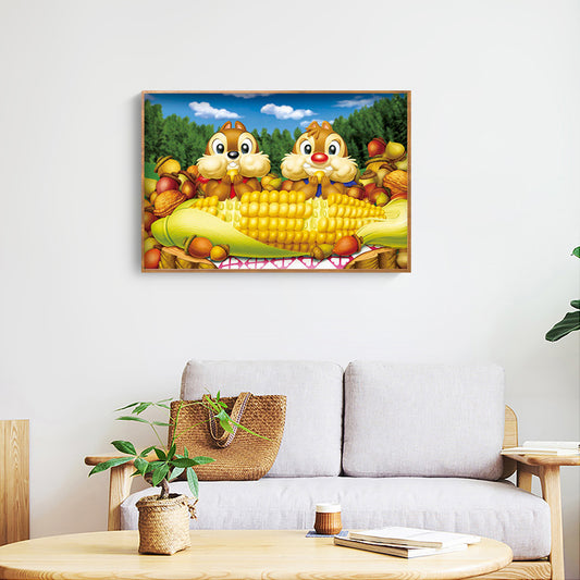 Monkey - Full Round Drill Diamond Painting 40*30CM