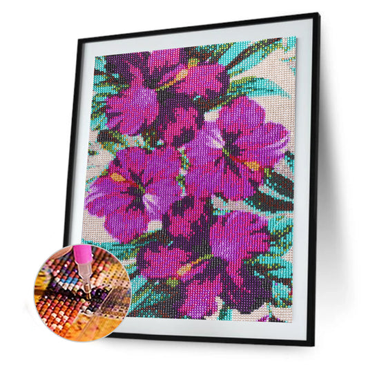 Flowers - Special Shaped Drill Diamond Paiting 30*40CM