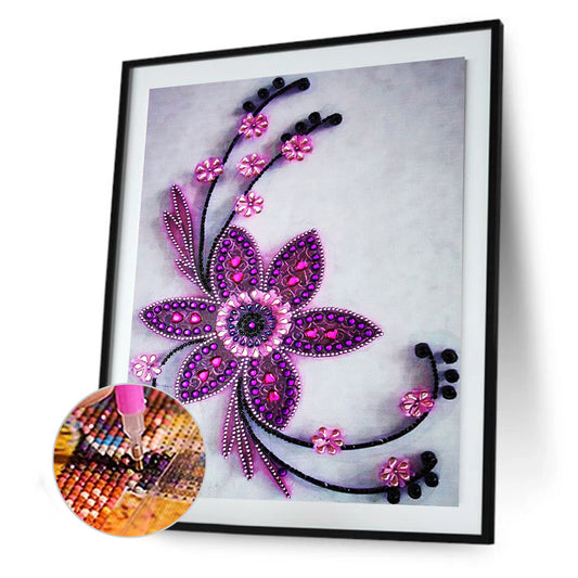 Flowers - Special Shaped Drill Diamond Paiting 30*40CM
