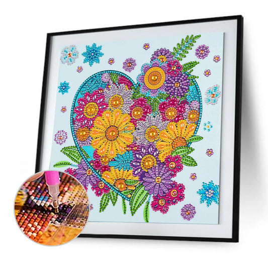 Heart - Special Shaped Drill Diamond Paiting 30*30CM