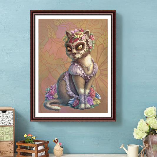 Royal Cat - Full Round Drill Diamond Painting 30*40CM
