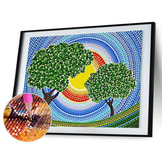 Tree - Special Shaped Drill Diamond Paiting 40*30CM