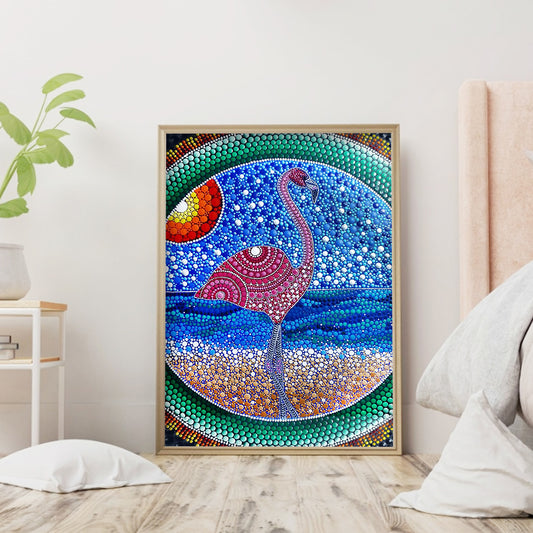 Flamingo - Special Shaped Drill Diamond Paiting 30*40CM