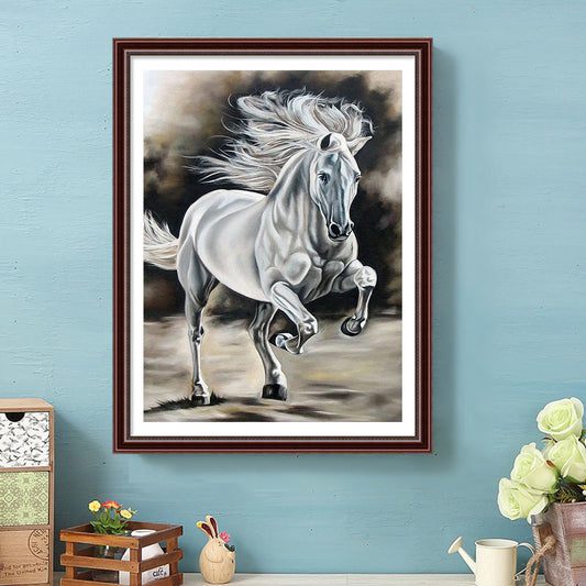 Running Horse - Full Round Drill Diamond Painting 30*40CM