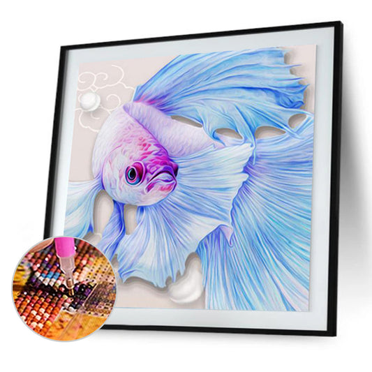 Guppy Fish - Full Round Drill Diamond Painting 30*30CM