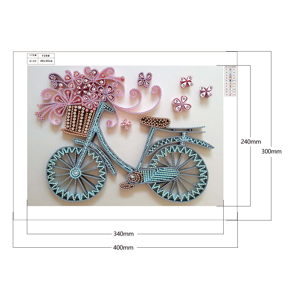 Paper Quilling - Special Shaped Drill Diamond Painting 40*30cm