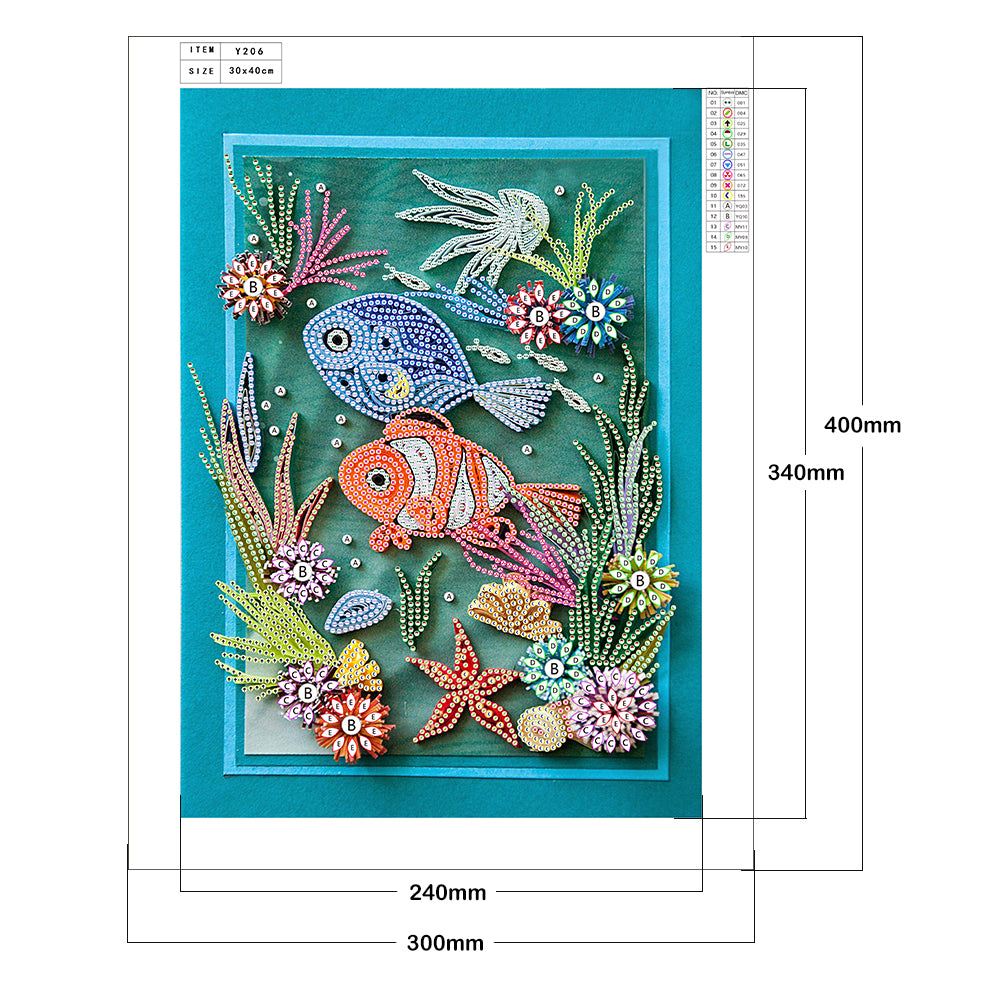 Paper Quilling - Special Shaped Drill Diamond Painting 30*40cm