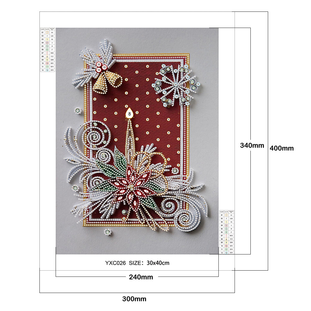 Paper Quilling - Special Shaped Drill Diamond Painting 30*40CM
