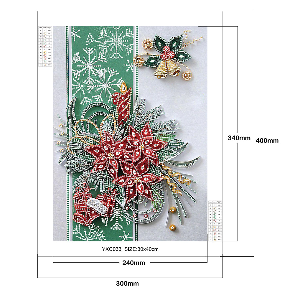 Paper Quilling - Special Shaped Drill Diamond Painting 30*40CM