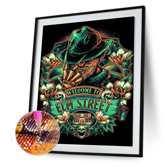 Horror Figure - Full Round Drill Diamond Painting 30*40CM