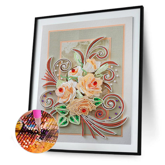 Paper Quilling - Special Shaped Drill Diamond Painting 30*40CM