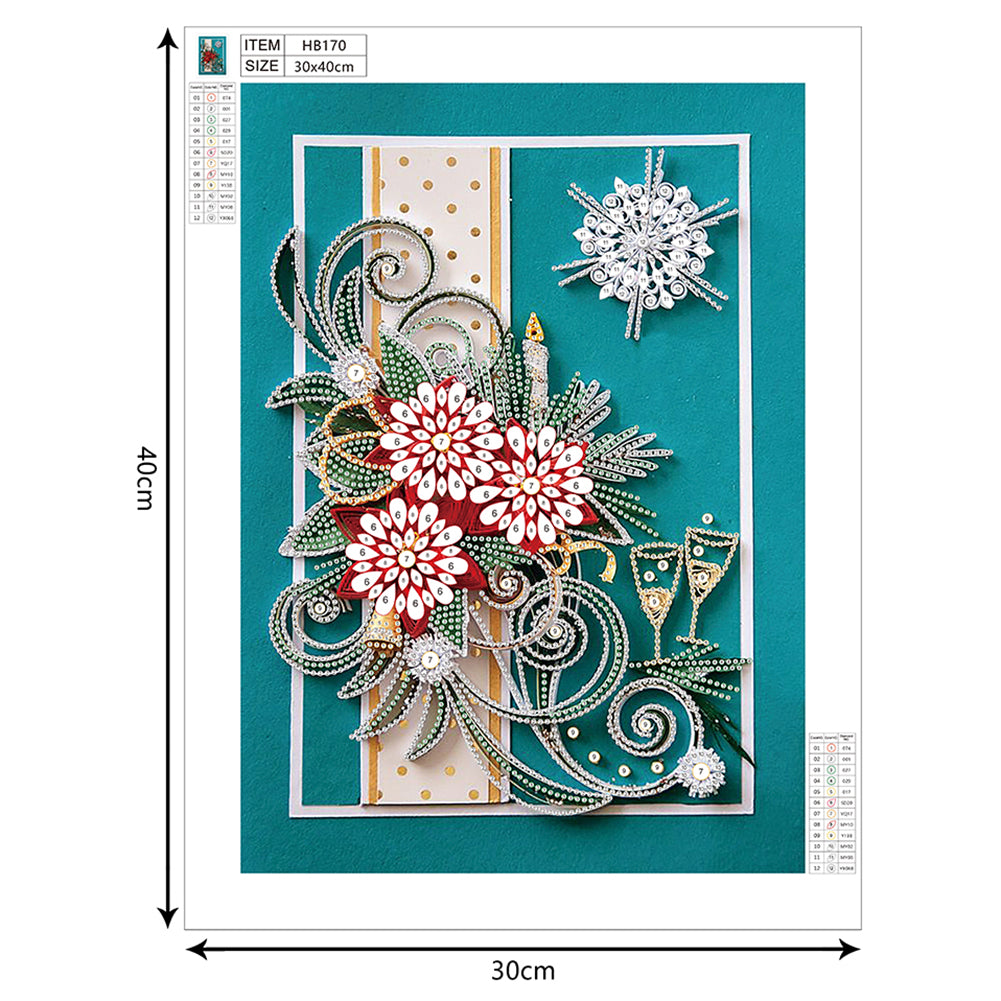Paper Quilling - Special Shaped Drill Diamond Painting 30*40CM
