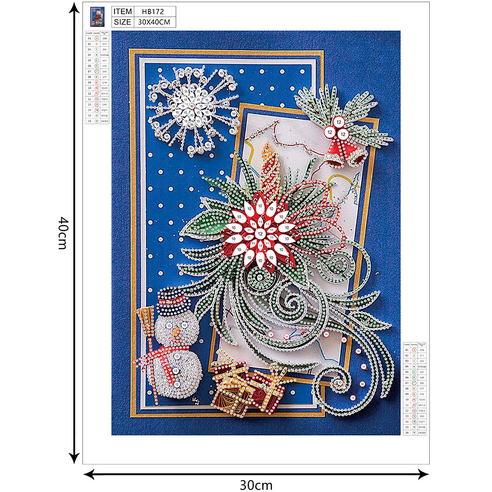 Paper Quilling - Special Shaped Drill Diamond Painting 30*40CM