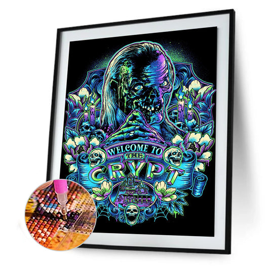 Horror Figure - Full Round Drill Diamond Painting 30*40CM