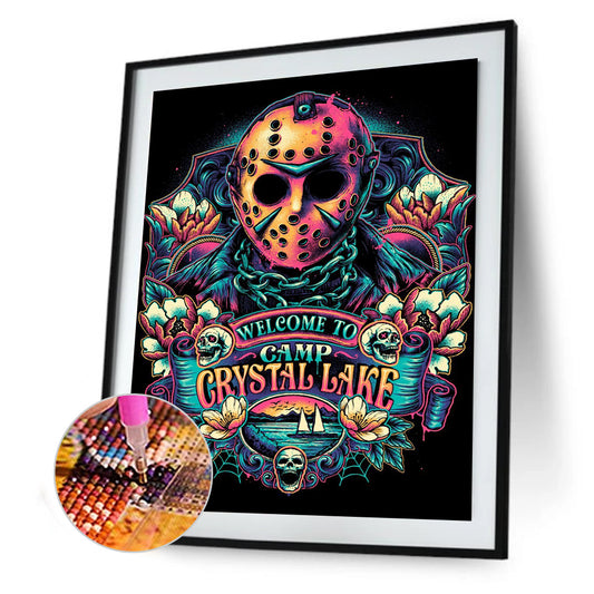 Horror Figure - Full Round Drill Diamond Painting 30*40CM