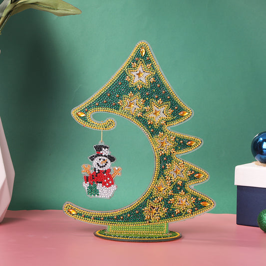Luminous Christmas Tree DIY Special Shaped Diamond Painting Ornaments Kit