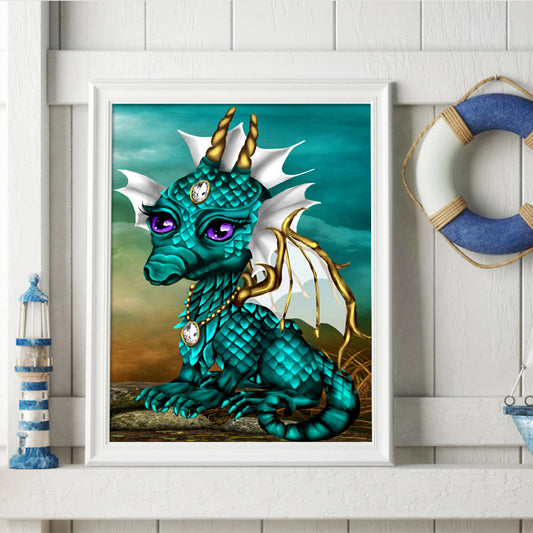 Dragon - Full Square Drill Diamond Painting 30*40CM
